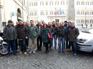 Carrozzieri CNA a Roma il 15 gennaio con Luigia Melaragni. A sinistra, il presidente Gianfranco Bugiotti