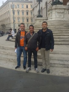 Da sinistra, Emanuele Bernacchini, Renato Monti e Luca Fanelli