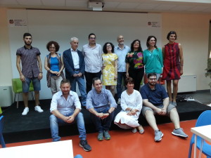 I partecipanti al Digital Craft con Melaragni, Brutti, Curti e lo staff di Bic Lazio