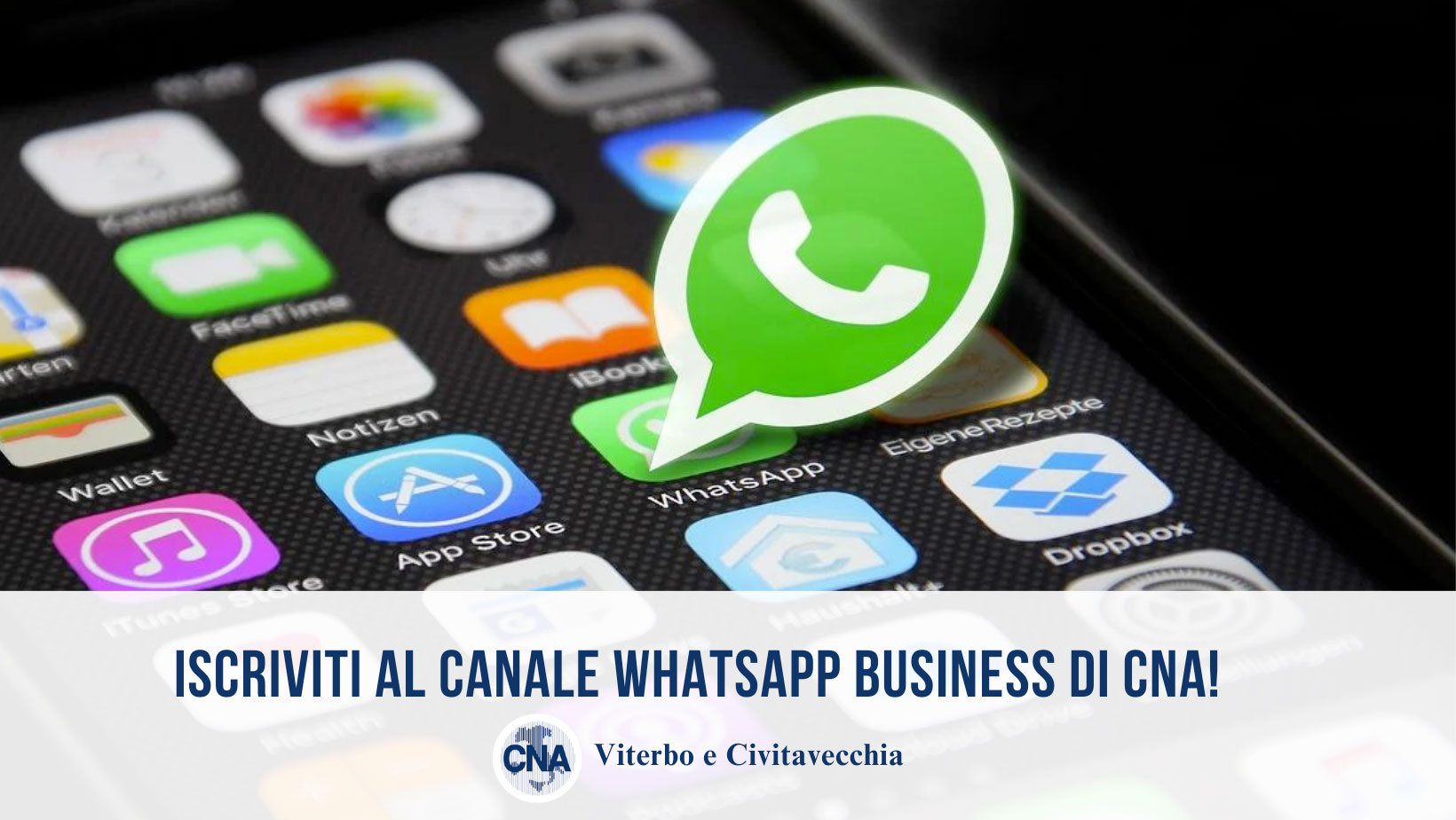 Attivo il nuovo servizio Whatsapp di CNA Viterbo e Civitavecchia